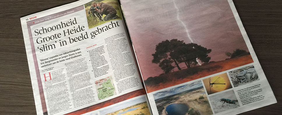 Groote Heide slim in beeld. SlimBoek in Eindhovens Dagblad